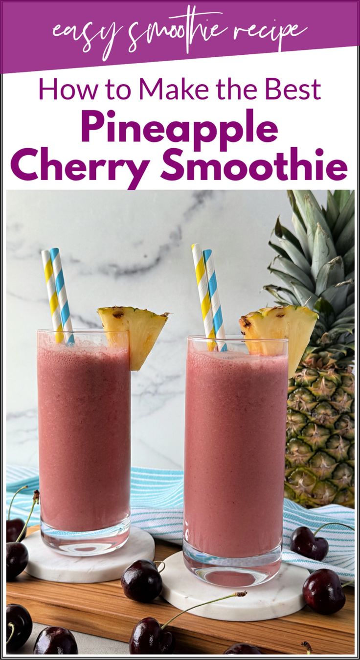 No-Banana Cherry Smoothie: Creamy & Easy in 5 Minutes